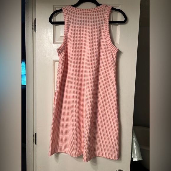 Lou & Grey Gingham Jacquard Halter Mini Pocket Dress Size Small - Picture 5 of 8